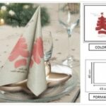 TOVAGLIOLO NATALE SU TELA 40X40 CM NEVE