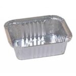 CONTENITORE ALLUMINIO RETTANGOLARE 128 PORZIONI 1