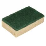 SPUGNA EUDOREX TABACCO C/ABRASIVO VERDE 14X9X3,5