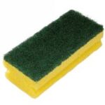 SPUGNA EUDOREX C/IMPUGNATURA FIBRA VERDE 15X7X4,5