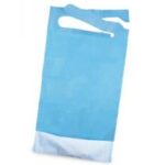 BAVAGLIO ADULTO ACCOPPIATO POLITENE C/TASCA 63X37