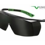 OCCHIALI SALDATORE ANTIGRAFFIO LENTI VERDE SHADE 5