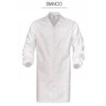 CAMICE ALIMENTARE BIANCO TASCHE ESTERNE TG. XS-3XL