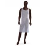 GREMBIULE MONOUSO APRON 30 IN LDPE BIANCO