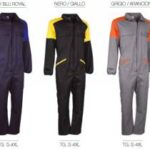 TUTA GABARDINE HI TECH BICOLORE CON TOPPE EXTRA TAGLIA 4XL