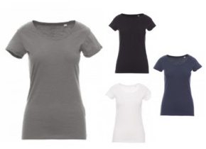 WEB_212100751.jpg T-SHIRT PARTY LADY GIROCOLLO DONNA MANICA CORTA TG. XS/XL - immagine 1