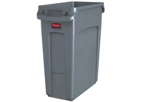 WEB_273600001.jpg SLIMJIM CONTENITORE S/COPERCHIO C/CANALE VENT. GRIGIO LT. 60 - immagine 1