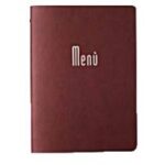 MENÙ AUTUNNO CLIP & ELASTICO A4 - Q4 (COLORE A SCELTA)