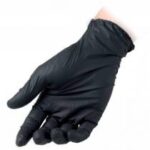 GUANTI NITRILE REFLEXX R78 NERO S/P. TG. S - 6/6,5