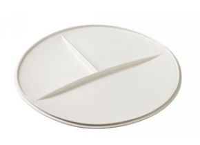 WEB_317800009.jpg ASSIETTE 3 ÉTOILES Ø 280 MM BLANCHE - immagine 1