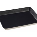 ASSIETTE KANOPÉE 200X150X20MM PUL.CANNE LAMINATION NOIRE PLA