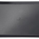 ASSIETTE QUARTZ PULPE DE CANNE LAMINÉE NOIRE 185X130 MM