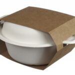 BANDEAU CARTON KRAFT POUR COCOTTE 1700 ML PULPE DE CANNE