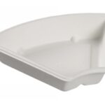 BARQUETTE PULPE DE CANNE BLANCHE 198X148X38MM X GOOD MORNING