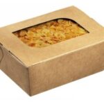 BARQUETTE SNACKING CARTON+COUVERCLE FENÊTRE ATTENANT 500ML