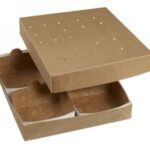 BOÎTE MODULO CARRÉE EN KRAFT 260 MM