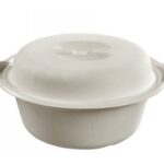 COCOTTE 1700 ML PULPE DE CANNE LAMINÉE + COUVERCLE PAR 20