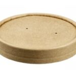 COUVERCLE CARTON POUR POT À GLACE ECOKRAFT