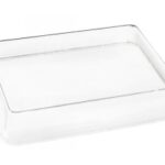 COUVERCLE TRANSPARENT POUR ASSIETTE KANOPÉE 200X150X20 MM