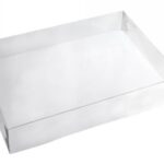 COUVERCLE TRANSPARENT POUR PLATEAU AMBASSADEUR 380X275X15 MM