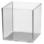 CUBE MONOPORTION 160 ML TRANSPARENT 55X55X55 MM