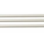 PAILLE RIGIDE PAPIER H 200 Ø 6MM BLANCHE EMBALLÉE INDIV. 500