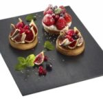 PLAQUE DE PRÉSENTATION TEXTURE ARDOISE GN 1/2 265X325X7 MM