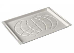 WEB_317800763.jpg PLATEAU ATLAS 1/1 PULPE DE CANNE MAPPE MONDE - immagine 1