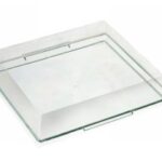 PLATEAU ATLAS 2/3 TRANSPARENT VERT 275X256 MM