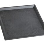 PLATEAU TEXTURE ARDOISE 240X240 MM PAR 10 C&C