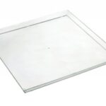 PLATEAU VENDÔME TRANSPARENT VERT 400 MM