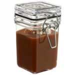 POT TRADITION CARRÉ 110 ML AVEC COUVERCLE CHARNIÈRE PAR 24