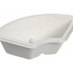 RAVIER PULPE DE CANNE BLANCHE 136X103X38 MM POUR ENCAS