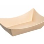 BARQUETTE SNACKING LOOP 220X145X65MM EN PP BEIGE CLAIR