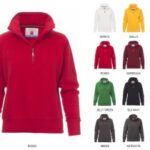 FELPA MIAMI+ LADY MEZZA ZIP VARI COLORI TG. S-XL