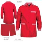 CASACCA DONNA TER-COTONE ROSSA TG. S-2XL