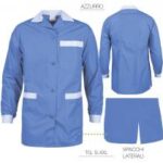 CASACCA DONNA TER-COTONE AZZURRA TG. S-2XL