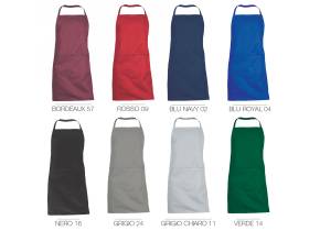 WEB_MWDAVIDE.jpg GREMBIULE PRONTA CONS. CON TASCA CENTRALE 38X19 CM VARI COL. - immagine 1