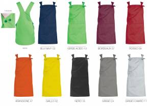 WEB_MWNICOL.jpg GREMBIULE PRONTA CONS. CHIUSURA LATERALE C/BOTTONI VARI COL. - immagine 1