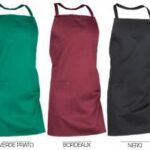 GREMBIULE PRONTA CONS. CON TASCA DX VERDE, BORDEAUX, NERO