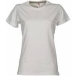 T-SHIRT SUNSET LADY DONNA MANICA CORTA BIANCA TG. XS-2XL