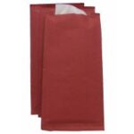 BUSTA PORTAPOSATE C/TOVAGLIOLO CARTA PAGLIA BORDEAUX