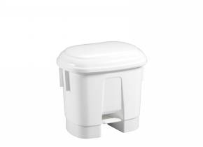 WEB_037200007.jpg PATTUMIERA SIRIUS BIANCA C/PORTASACCO C/COPERCHIO LT. 30 - immagine 1