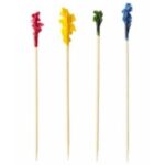 STUZZICADENTI C/FRILL COLORATO 100MM COLORI ASSORTITI 100 MM