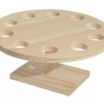 DISPENSER ROT.PER 10 CONI - Ø 20CM NATURALE Ø20X95 H