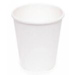 BICCHIERE BIANCO CART.+PLA 237ML -8 OZ.BIOD.COMP.EN13432L