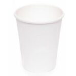 BICCHIERE BIANCO CART.+PLA 296ML-10 OZ.BIOD.COMP.EN13432