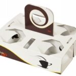 PORTABICCHIERI CATONCINO DECORATO 4 POSTI+PORTA PALETTINE