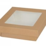 CONTENIT.QUADR.KRAFT C/COPERC.FIN.PET KRAFT 13,5X13,5X5CM