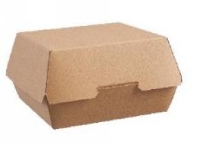 WEB_057401396.jpg PORTA HAMBURGER CARTONCINO KRAFT 108/89X108/89 MM H 70 MM - immagine 1